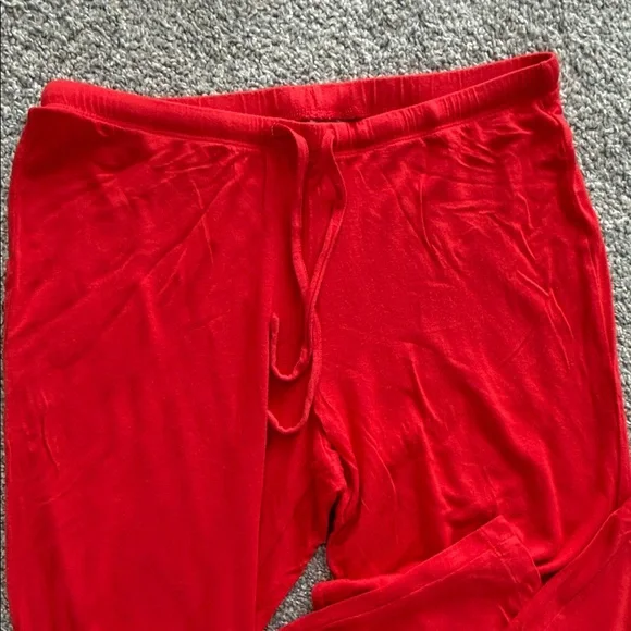 Nordstrom Vibrant Red Pajama Set - Picture 3 of 4
